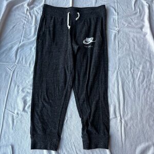 Nike Women's Black Crop Joggers